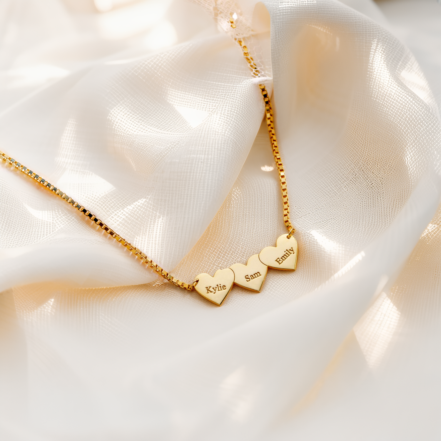 Personalized One-piece Heart Name Necklace