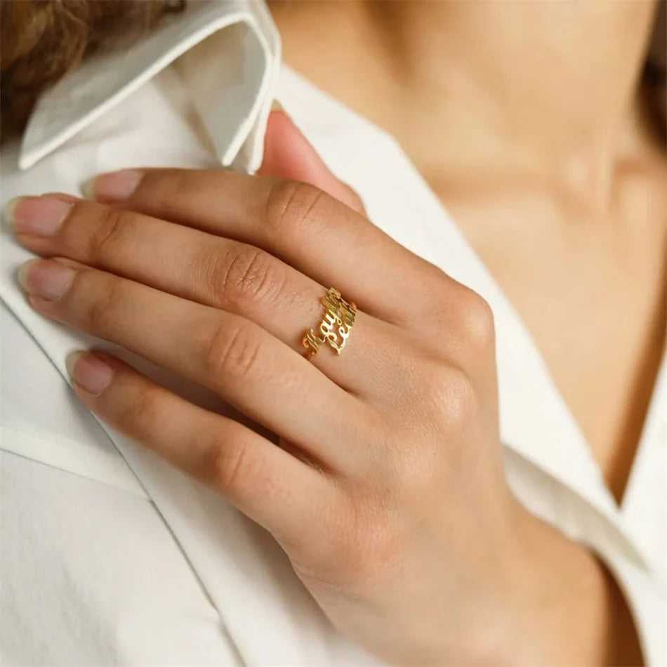Customized Name Ring - Regal Collective