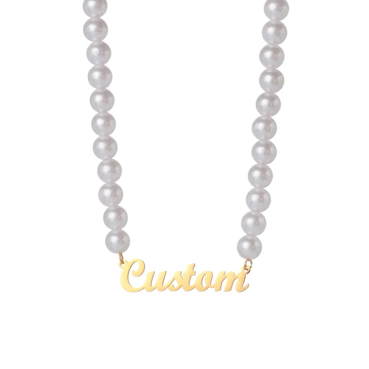 Customized Pearl Name Necklace - Regal Collective