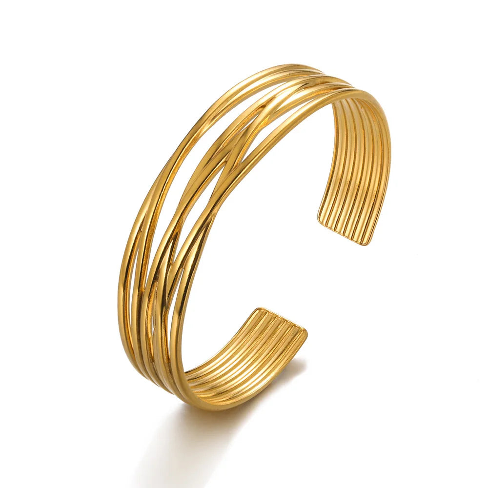 Eclipse Bangle Bracelet - Regal Collective