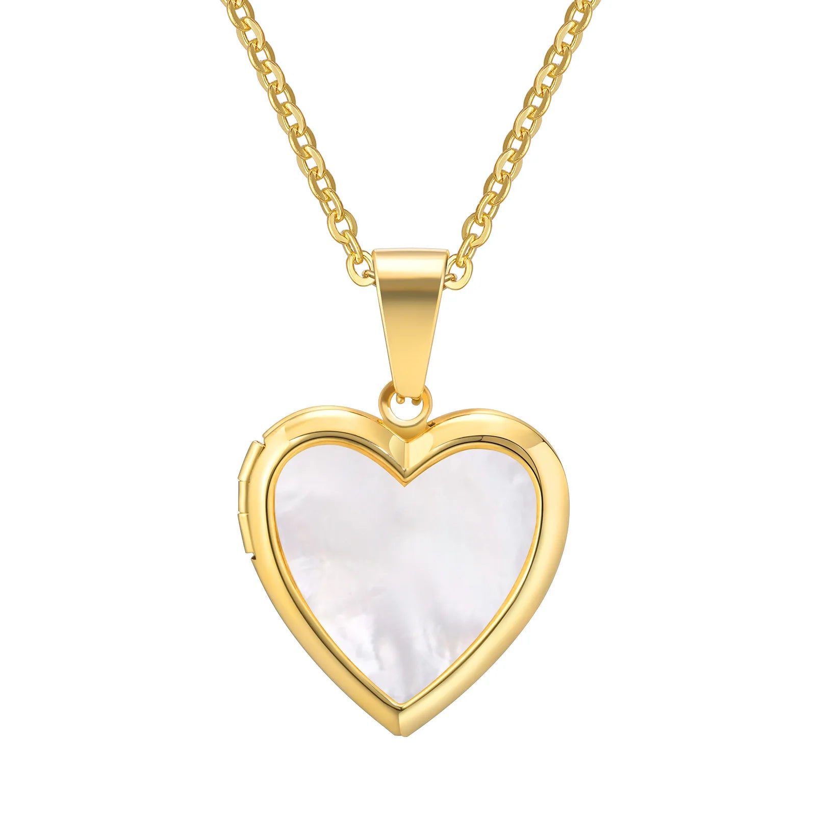 Open Heart Locket Necklace - Regal Collective