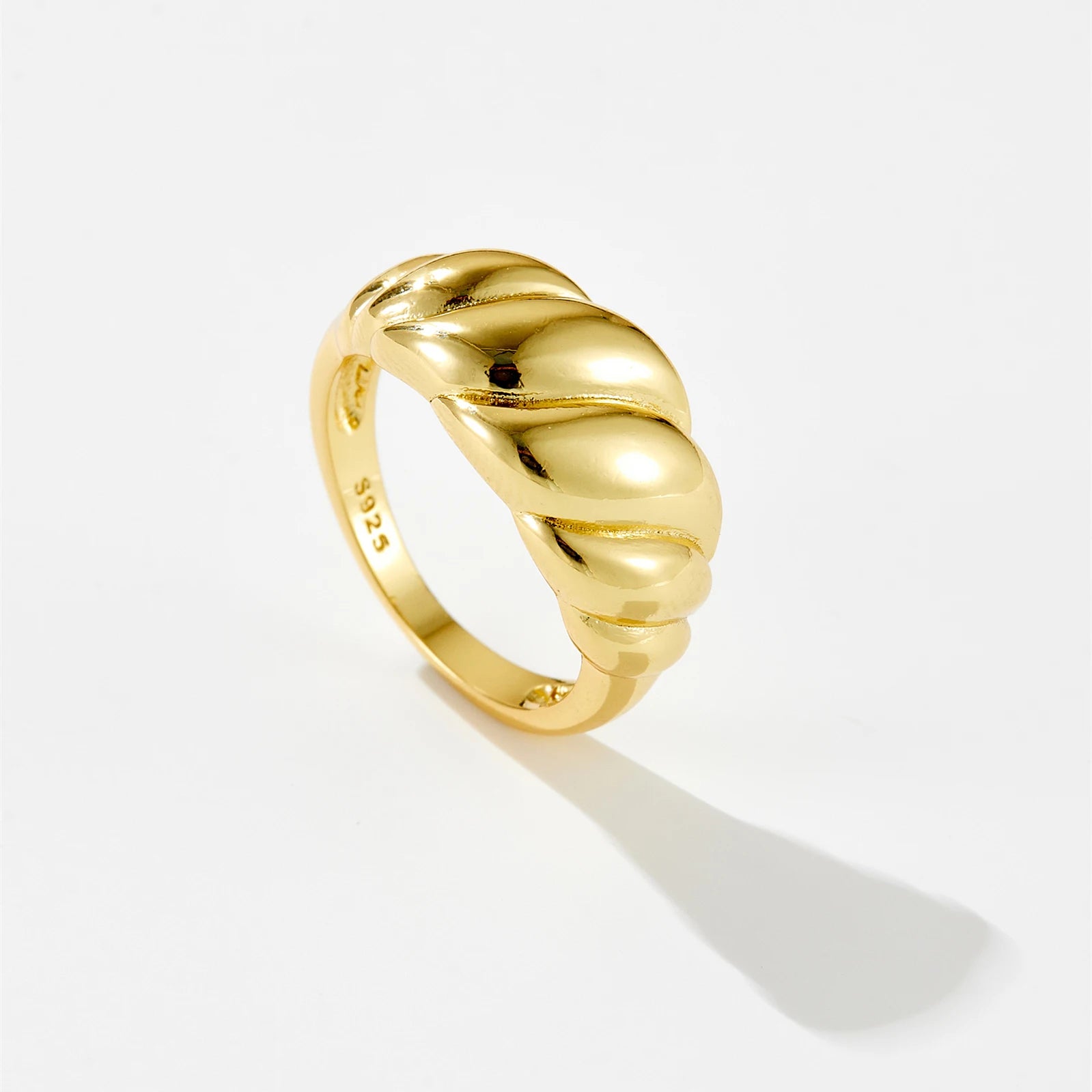 Croissant Dome Ring - Regal Collective
