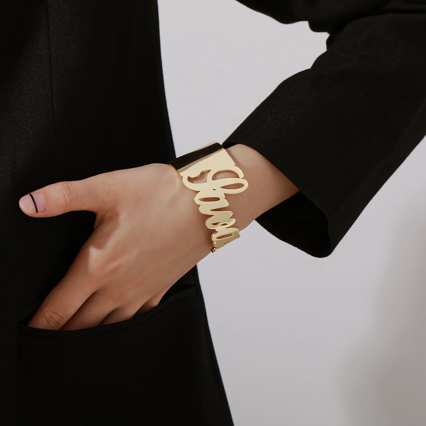 Customized Name Bangle - Regal Collective