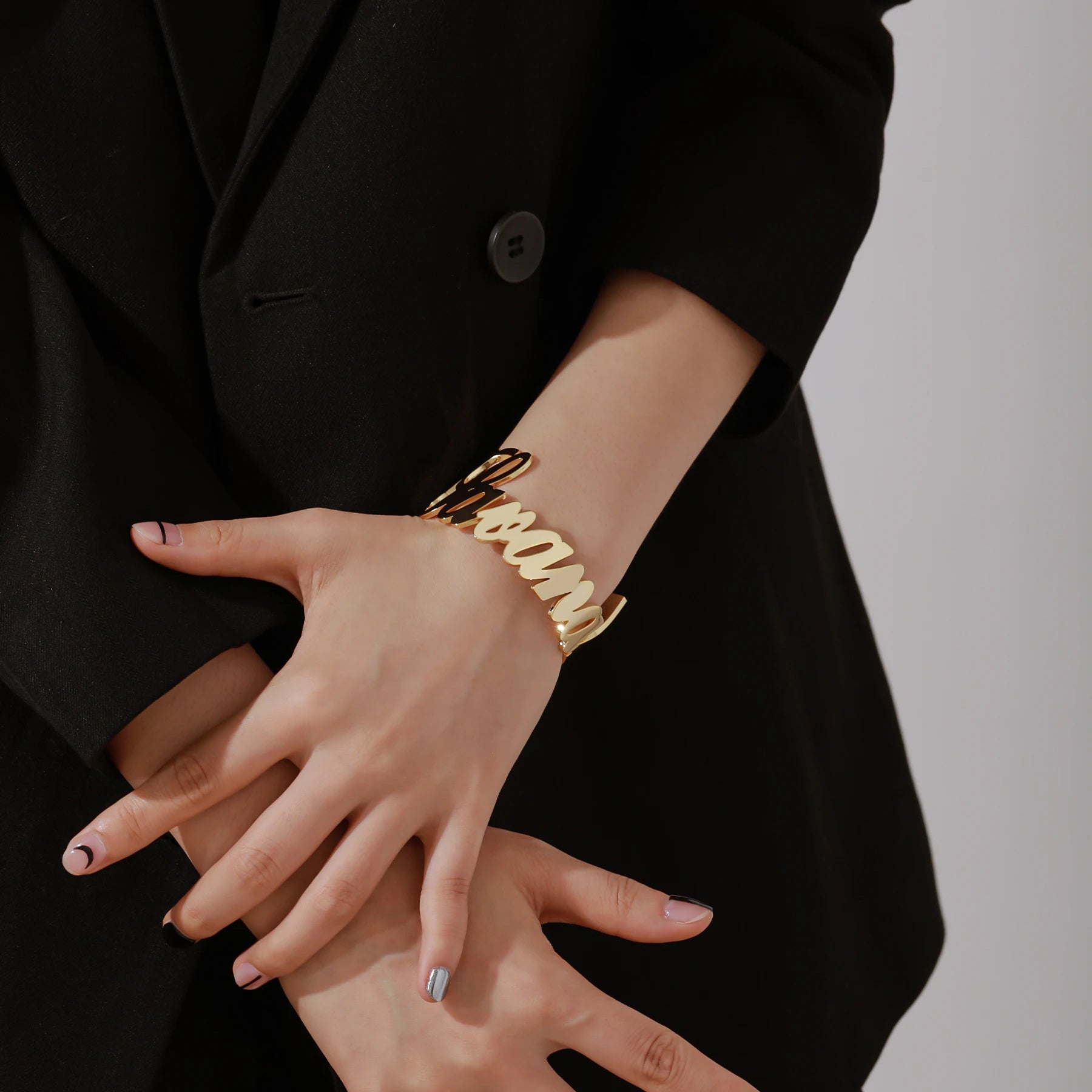 Customized Name Bangle - Regal Collective