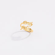 Customized Name Ring