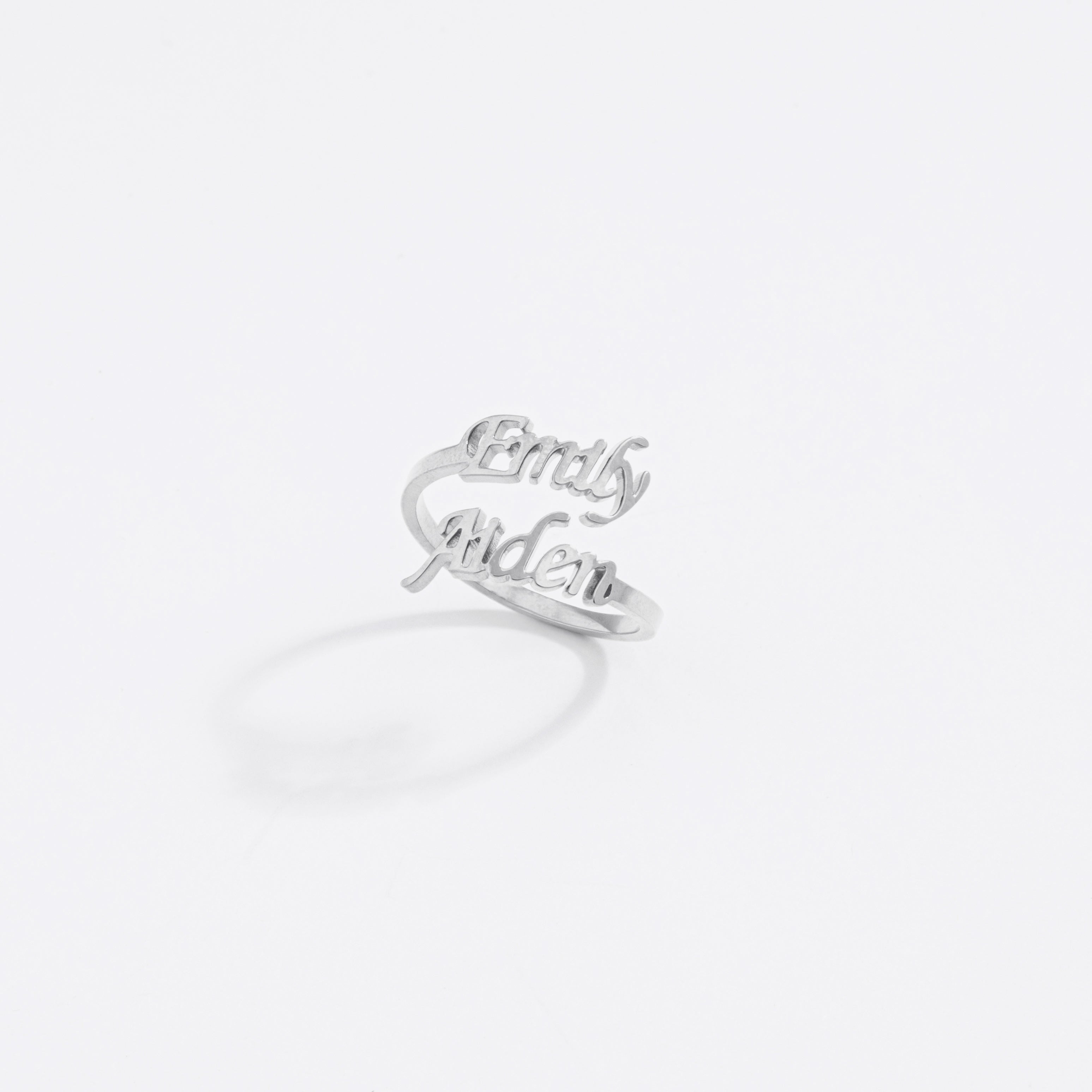 Customized Name Ring