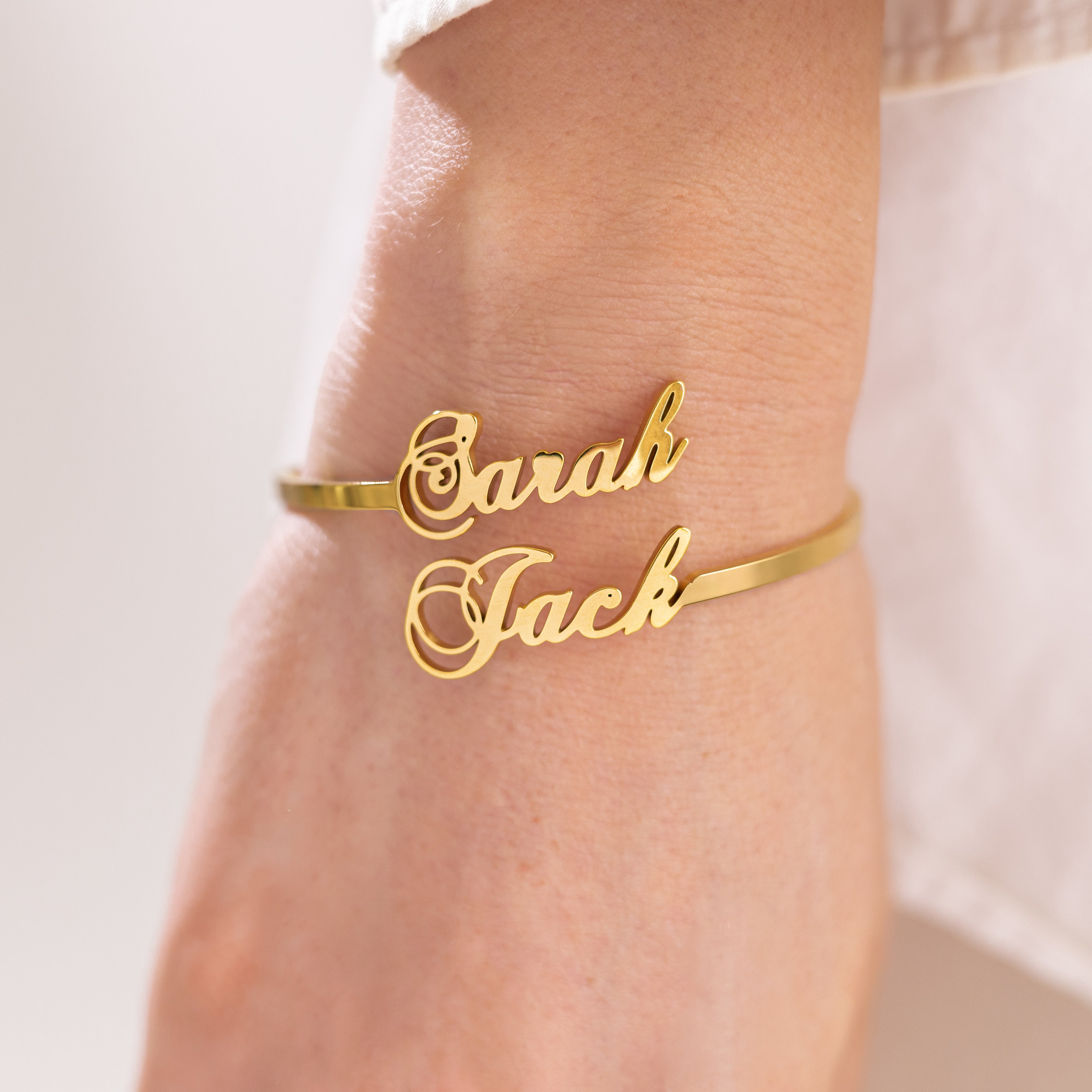 Personalized Two-Name Bracelet