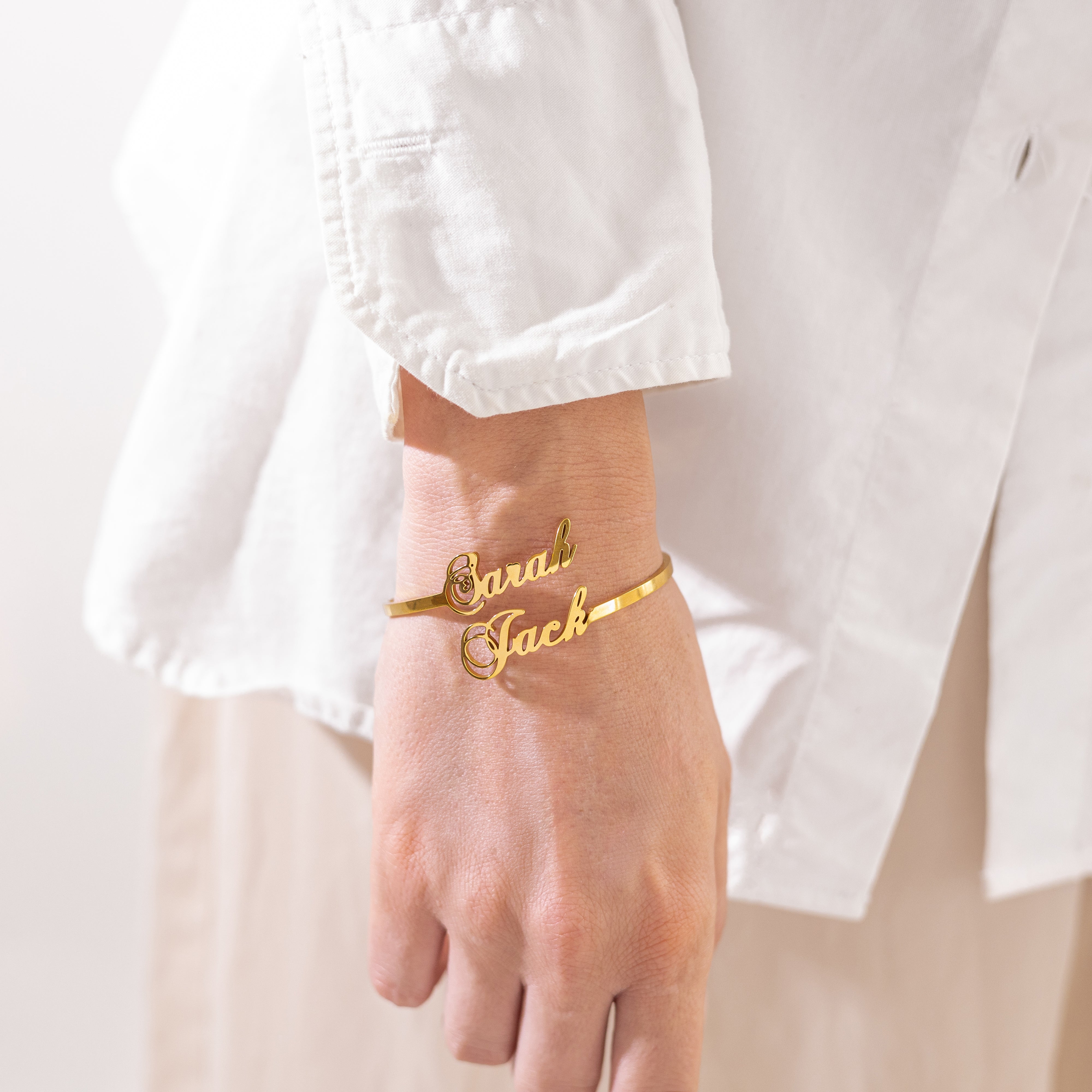 Personalized Two-Name Bracelet