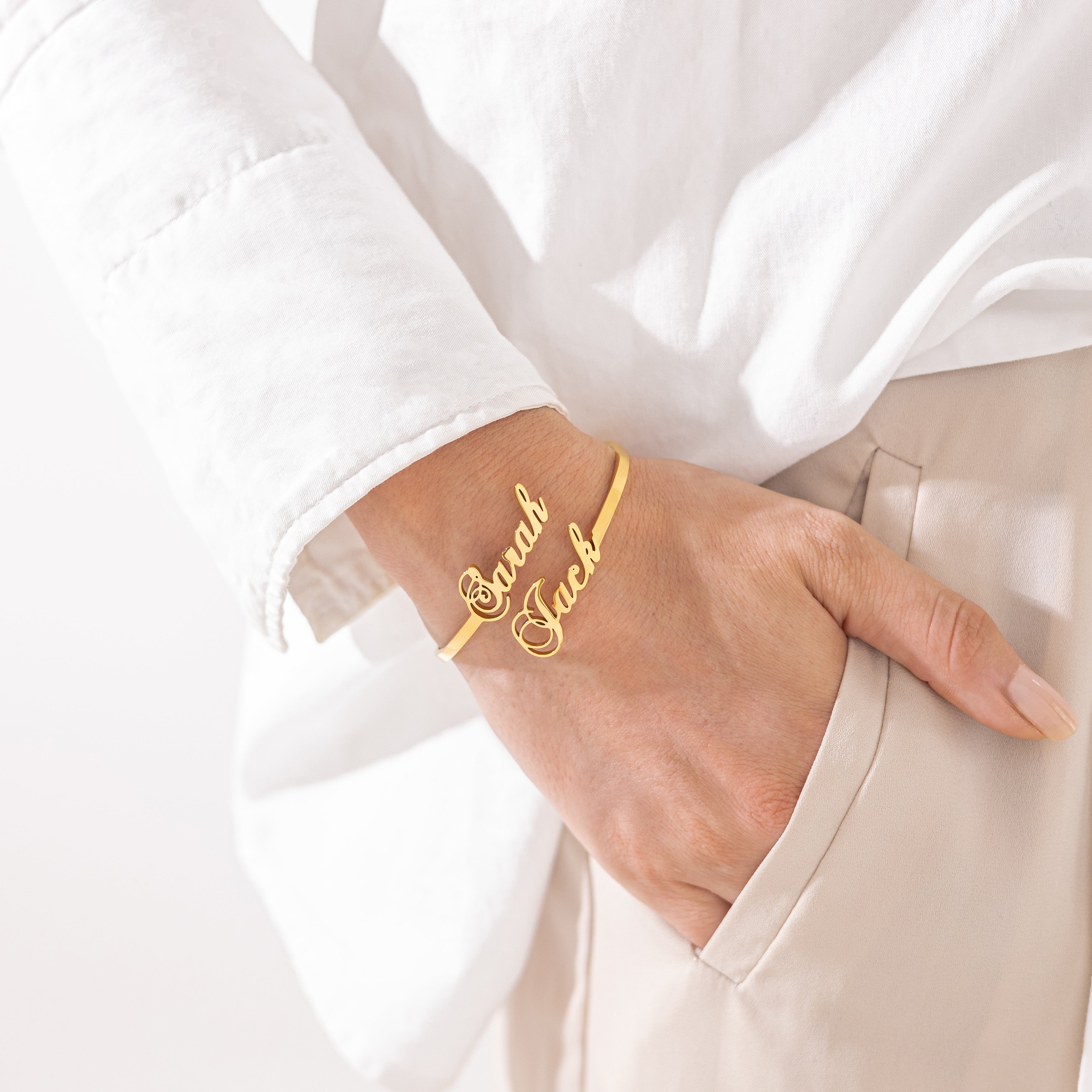 Personalized Two-Name Bracelet