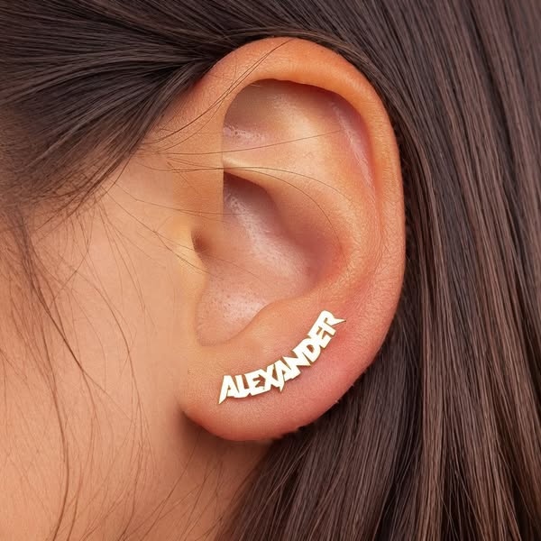 Personalized Name Earrings
