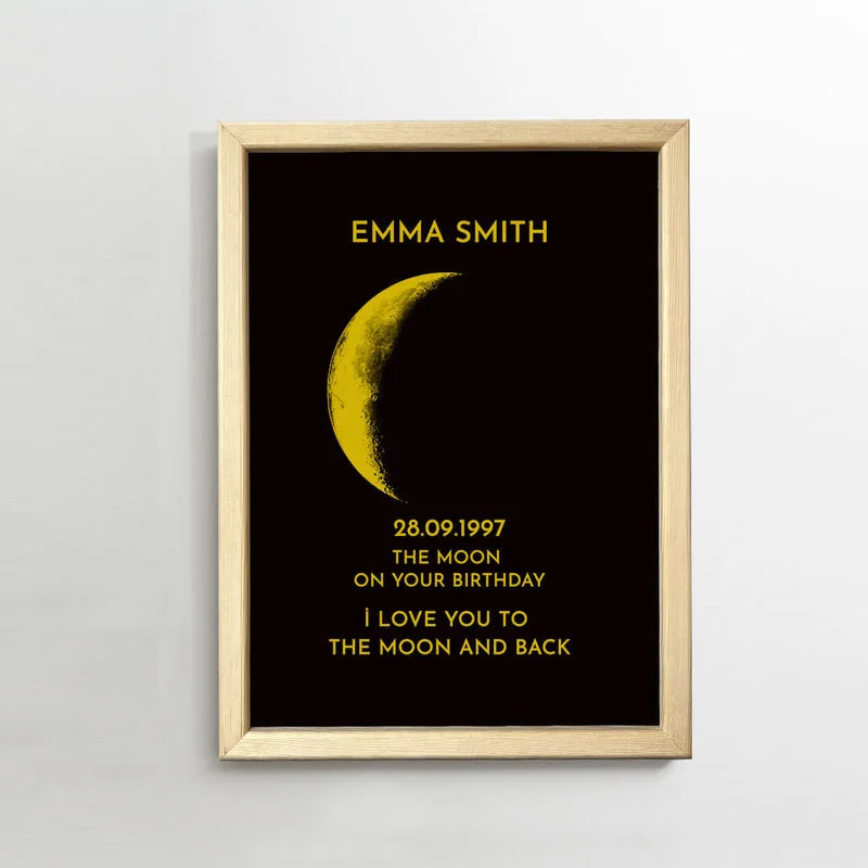 CUSTOM ART REAL MOON PHASE - Regal Collective
