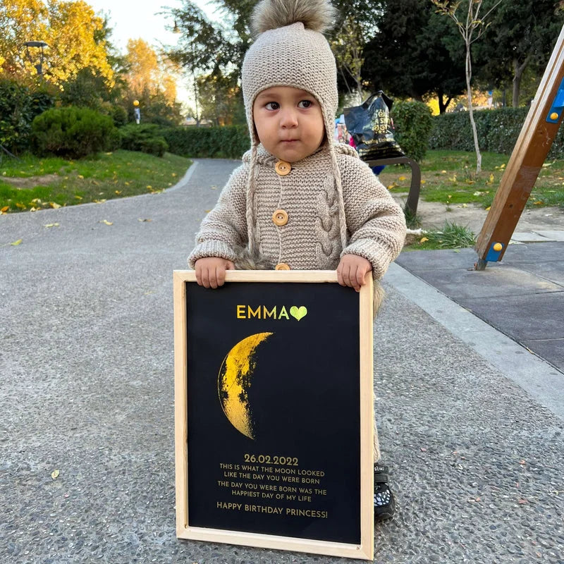 CUSTOM ART REAL MOON PHASE - Regal Collective