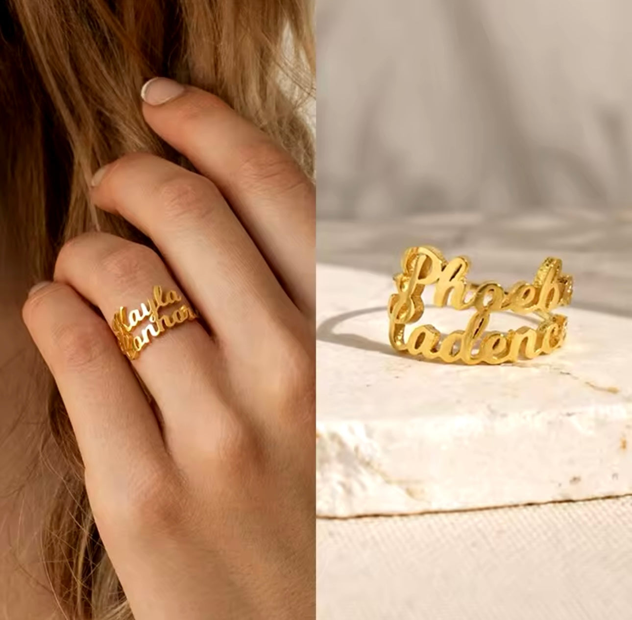 Customized Name Ring - Regal Collective