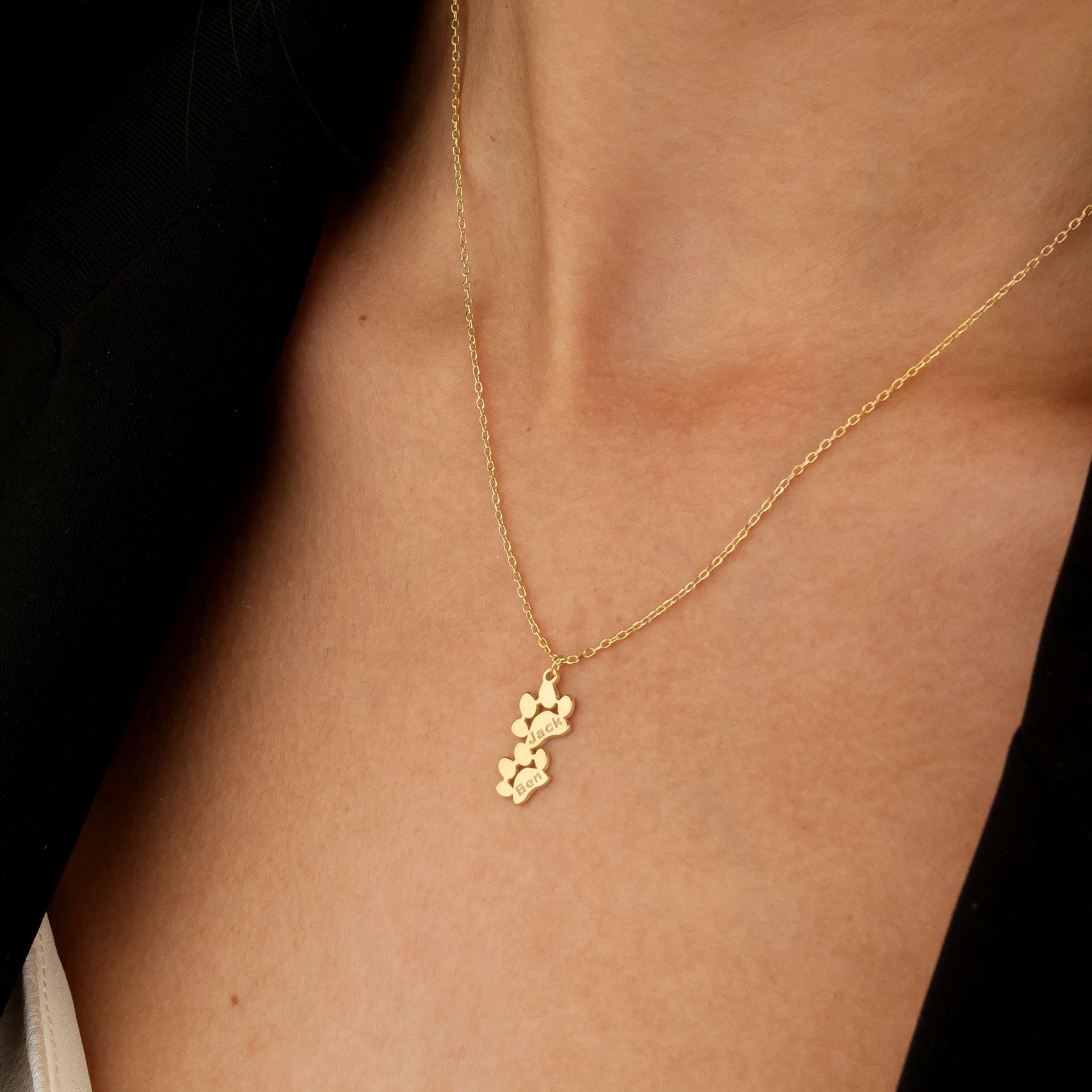 Paw Print Name Necklace/Bracelet