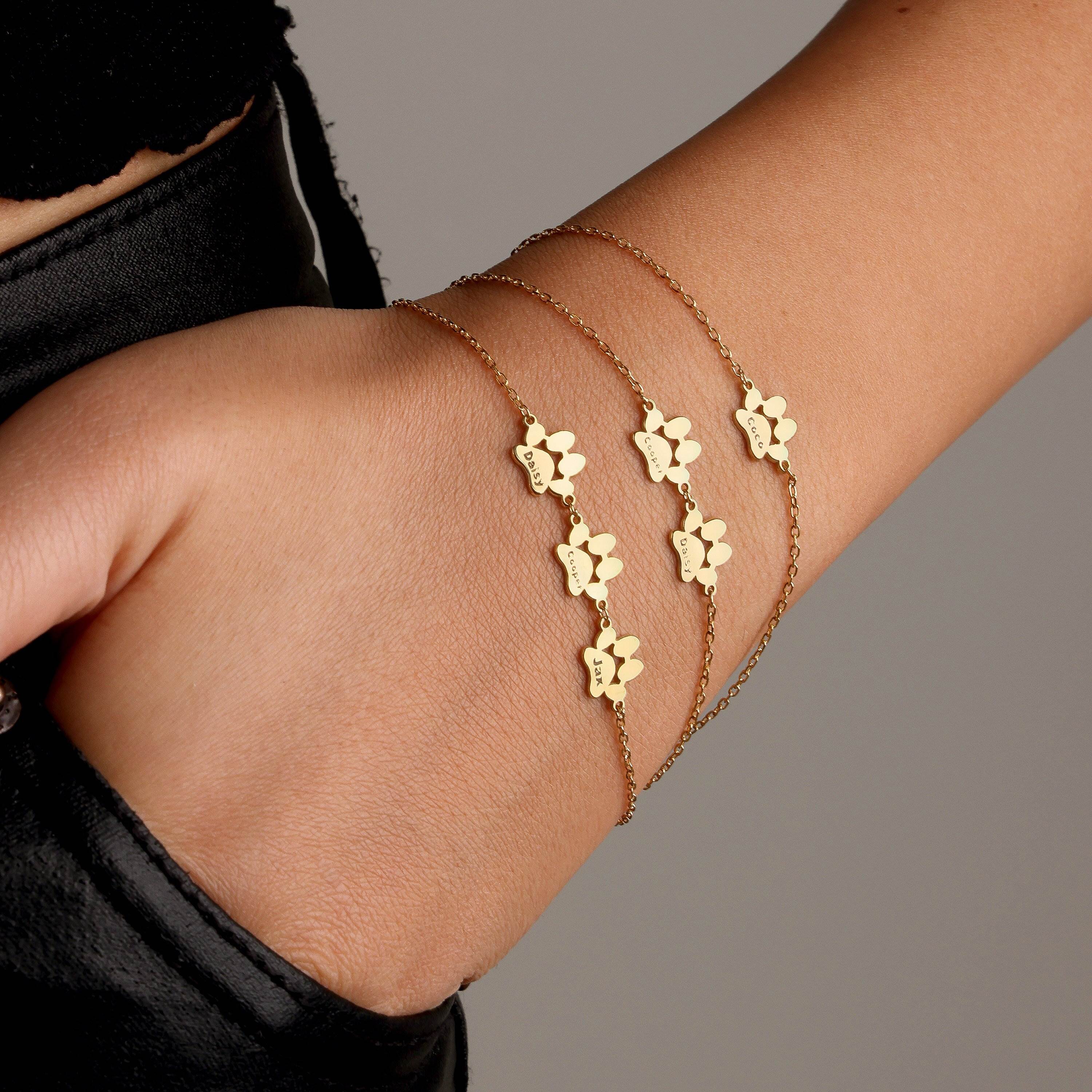 Paw Print Name Necklace/Bracelet