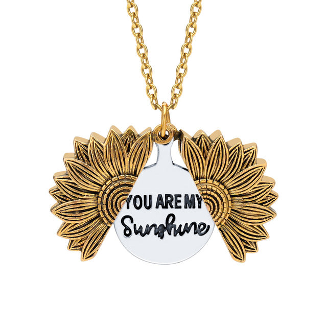 Bohemia Sunflower Double-layer Necklace - Regal Collective