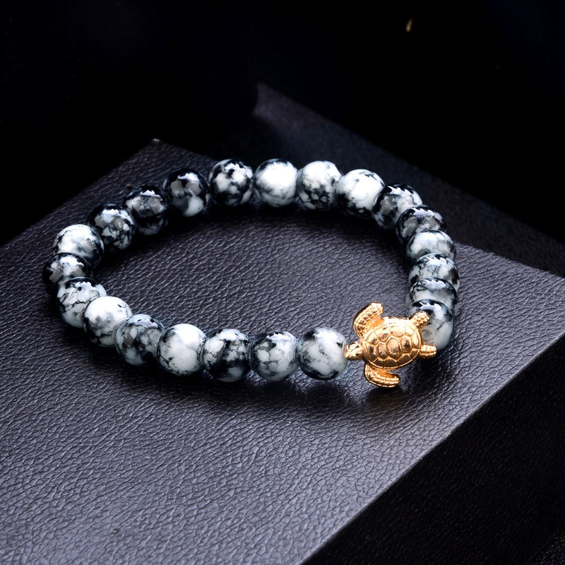 5PC Charm Boho Crystal Stone Infinite Chain Bracelet - Regal Collective