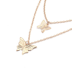 Flying Butterfly Charm Necklace - Regal Collective