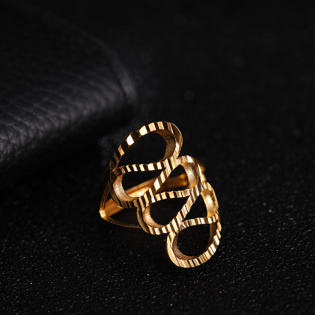 24K Yellow Gold Filled Charm Ring - Regal Collective