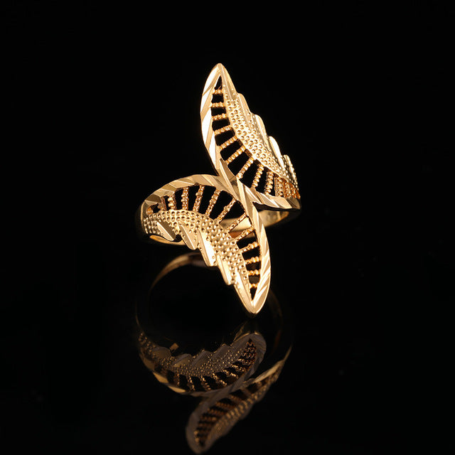 24K Yellow Gold Filled Butterfly Ring - Regal Collective