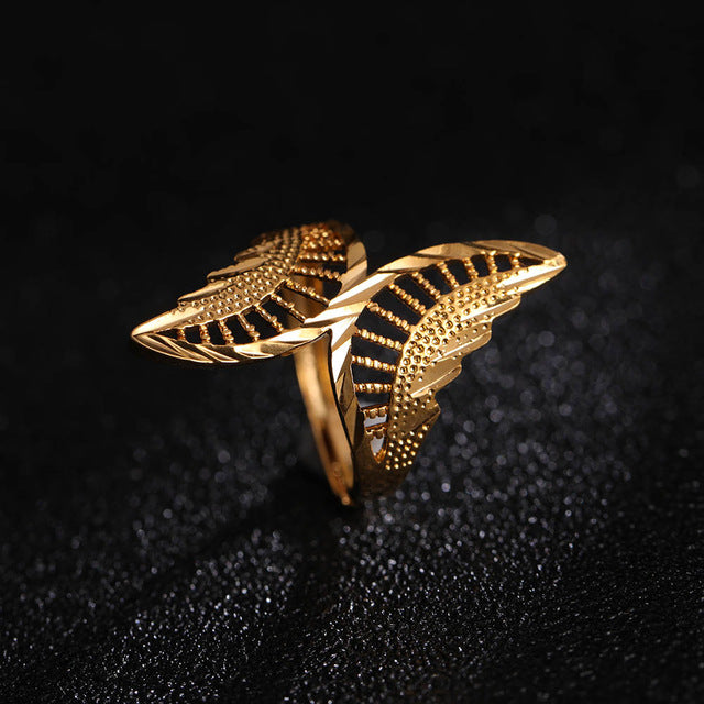 24K Yellow Gold Filled Butterfly Ring - Regal Collective
