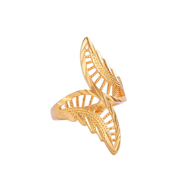 24K Yellow Gold Filled Butterfly Ring - Regal Collective