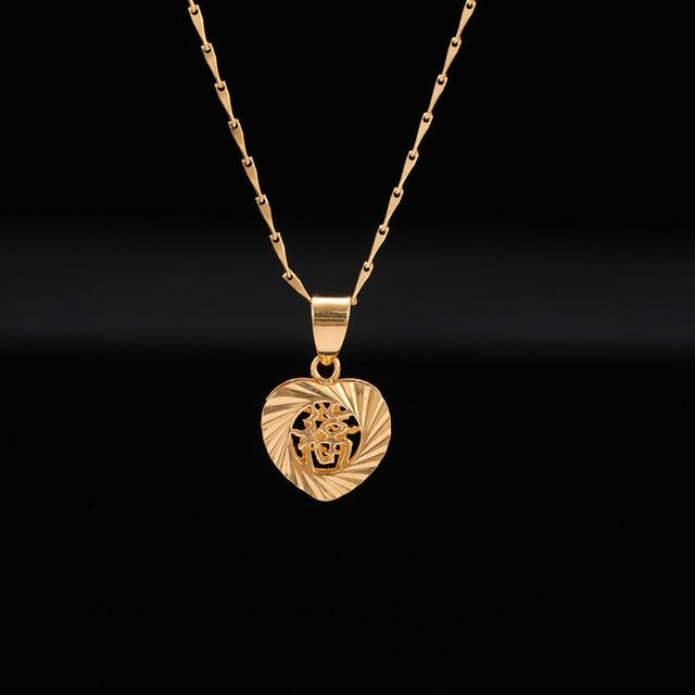 24K Yellow Gold Filled Heart Blessing - Regal Collective