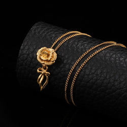 24K Yellow Gold Filled Rose Flower - Regal Collective
