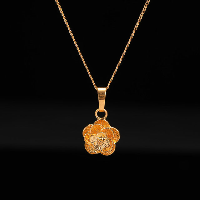 24K Yellow Gold Filled Exquisite Flower - Regal Collective