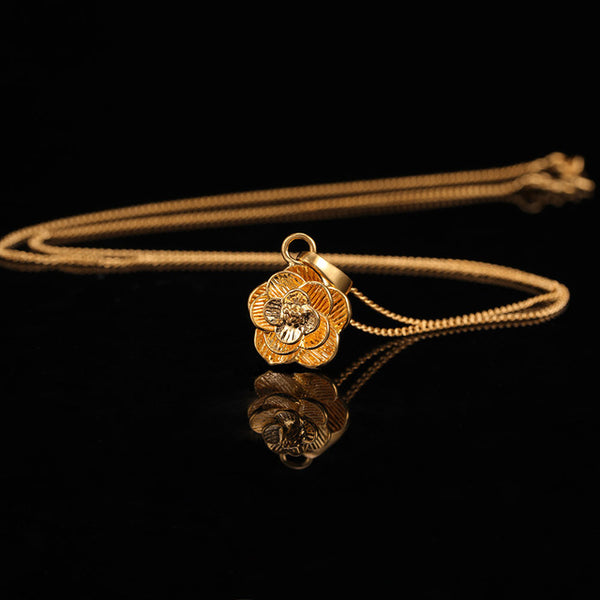 24K Yellow Gold Filled Exquisite Flower - Regal Collective