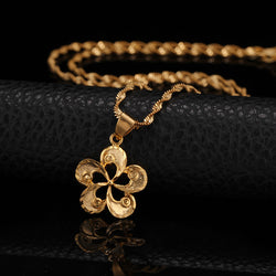 24K Yellow Gold Filled Hollow Bauhinia Blakeana - Regal Collective