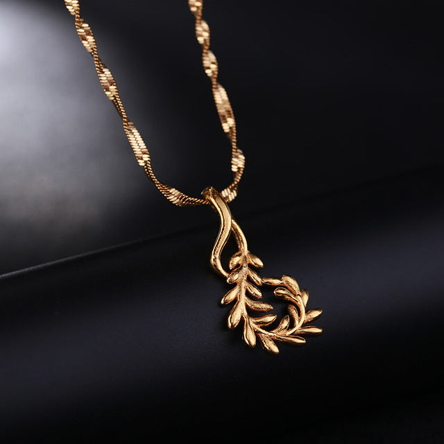 24K Yellow Gold Filled Olive Branch - Regal Collective