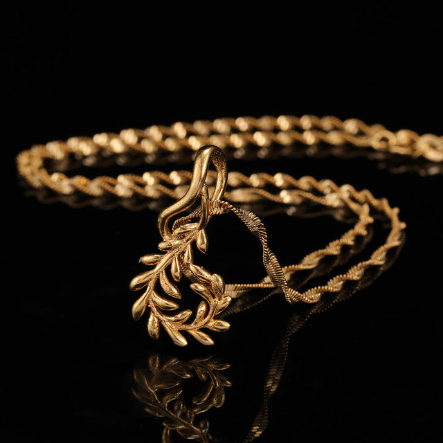 24K Yellow Gold Filled Olive Branch - Regal Collective