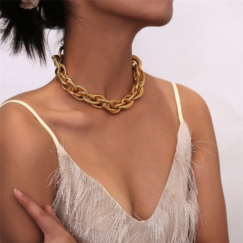 Punk Lock Choker Necklace - Regal Collective