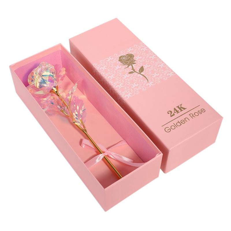 24K Galaxy Golden Infinity Forever Rose - Regal Collective