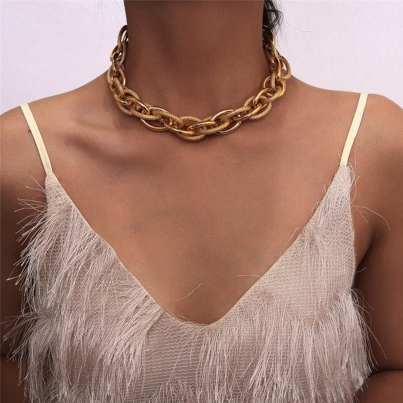 Punk Lock Choker Necklace - Regal Collective
