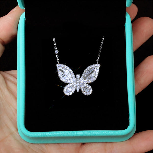 Cubic Butterfly Necklace - Regal Collective