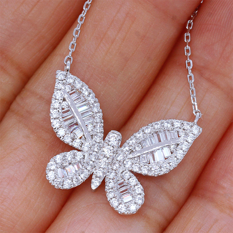 Cubic Butterfly Necklace - Regal Collective