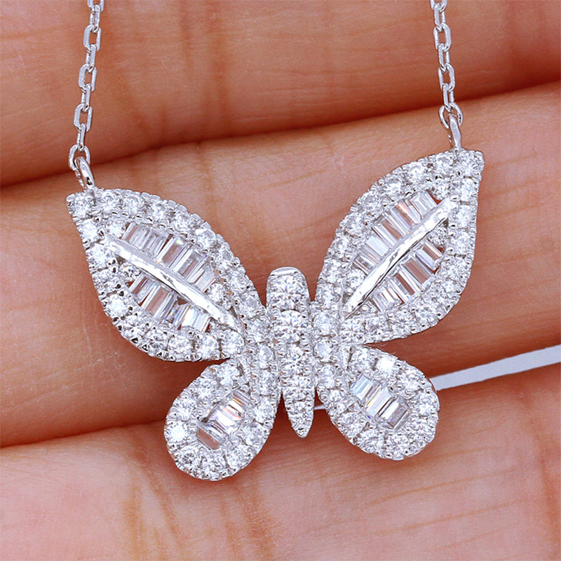 Cubic Butterfly Necklace - Regal Collective