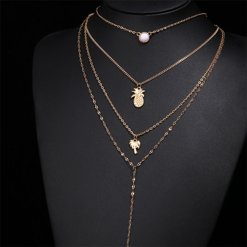 Bohemian Multilayer By the Water Necklace - Regal Collective