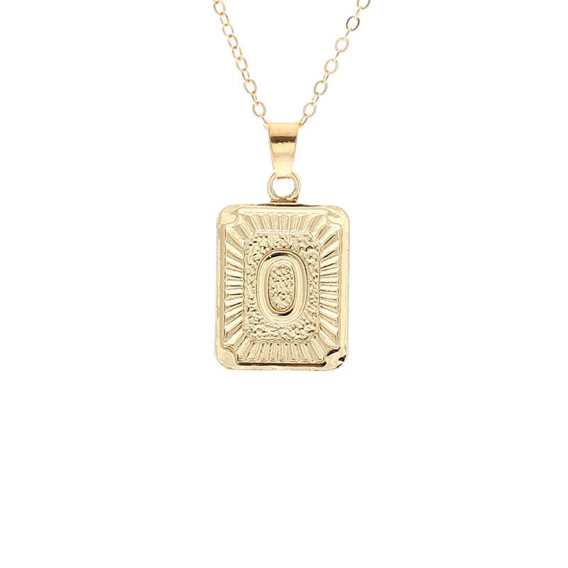 Gold Block Necklace - Regal Collective