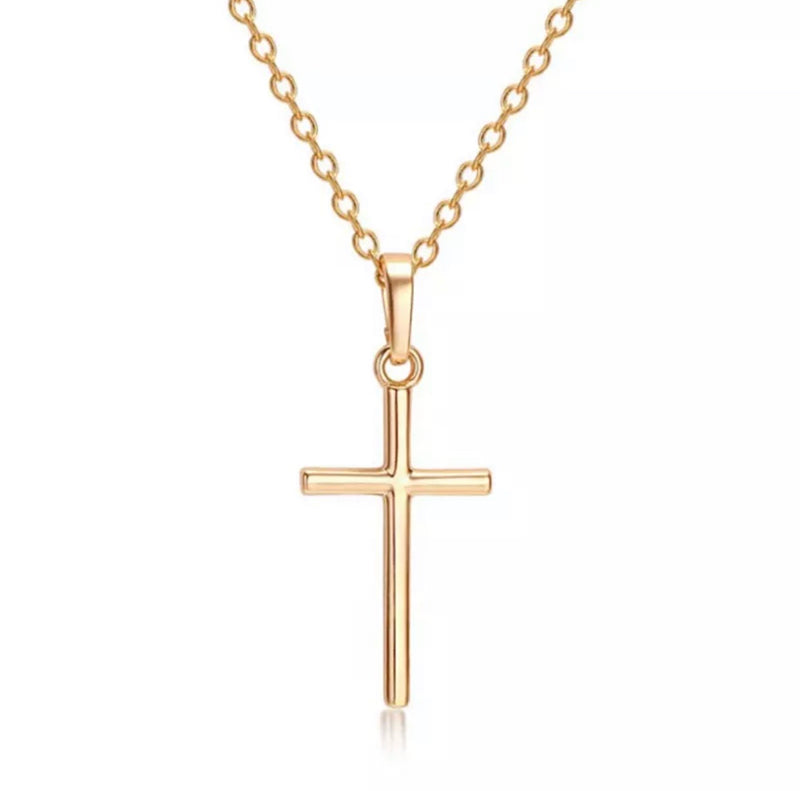 Gold Cross Necklace - Regal Collective