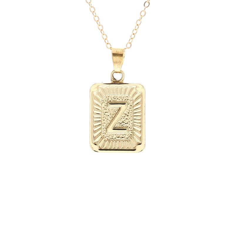 Gold Block Necklace - Regal Collective