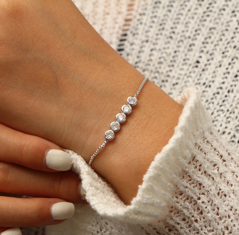 Crystal Clear Bracelet - Regal Collective