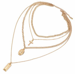 Multilayer Mary Necklace - Regal Collective