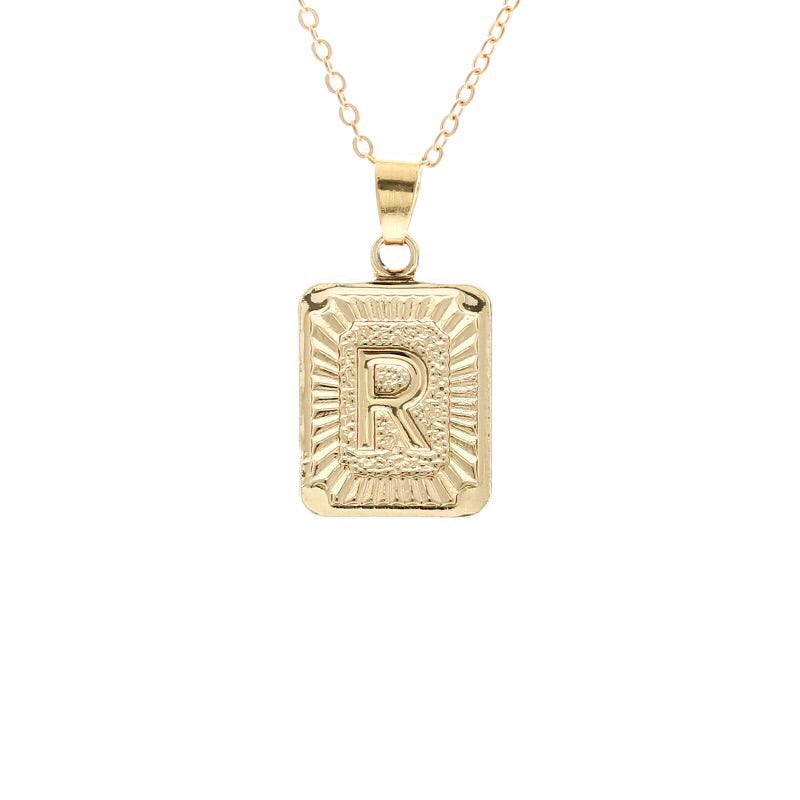 Gold Block Necklace - Regal Collective