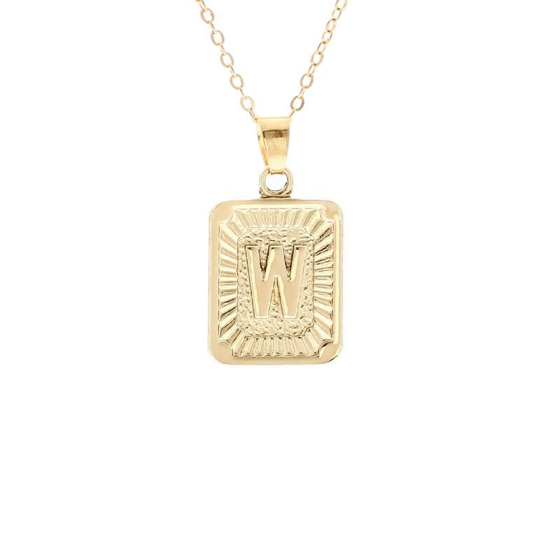 Gold Block Necklace - Regal Collective