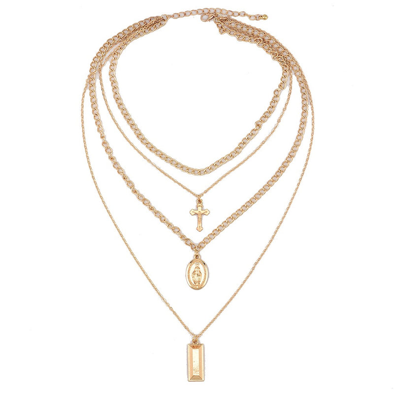 Multilayer Mary Necklace - Regal Collective