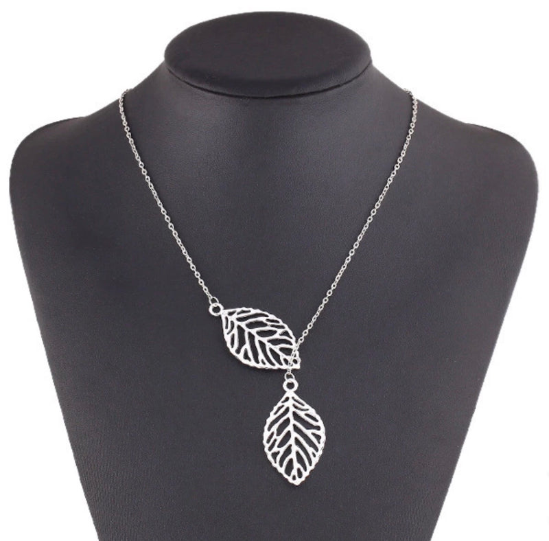 Golden Leaves Chain Necklace - Regal Collective