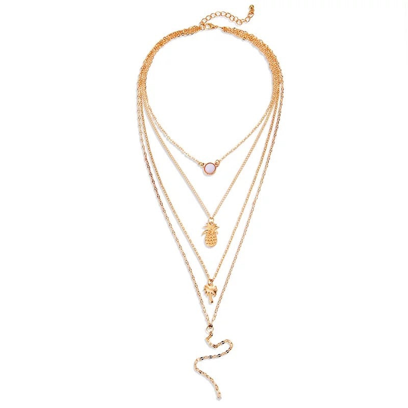Bohemian Multilayer By the Water Necklace - Regal Collective